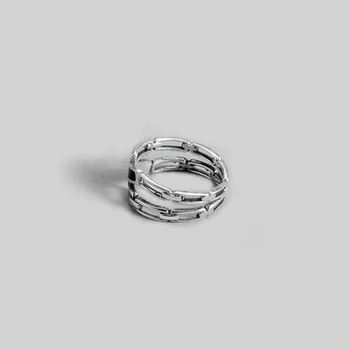 925 Sterlingas Sidabro Žiedai Moterims Juodas Cirkonis Senovinių Vestuvių Madinga Papuošalai Didelio Aukščio Antikvariniai Žiedai Anillos