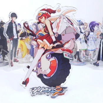 Anime Honkai Poveikio 3 Raiden Mei Akrilo Mielas Stovi Paveikslas Modelis Plokštė Animacinių filmų Dvipusis Stalo Dekoro Cosplay Kalėdos Dovanas