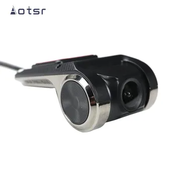 Automobilių DVR Kameros Objektyvą, 2.0 Colių Brūkšnys Kamera, Dvigubas Objektyvas Su galinio vaizdo Kamera Vaizdo įrašymo Auto Registrator skaitmeniniai vaizdo įrašymo įrenginiai Brūkšnys Cam G-Sensorius