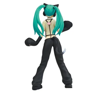 Bandai Hatsune Miku Katė SPM Limited Edition Veiksmų Skaičius, Supakuota PVC Modelis Suaugusiųjų Lėlės Apdailos Žaislas Vaikų Dovanų