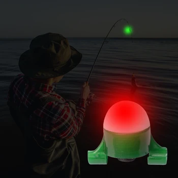 Bitė Prietaiso Žvejybos Signalą Lazdele Patarimas Karpis Naktį Žvejybos Įrankiai LED Žvejybos Signalo Suspaudimo Atsparumas, Lauko Žvejybos