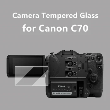 C70 Kamera 9H Kamera Grūdintas Stiklas Canon C70 Camera LCD Screen Protector Filmas