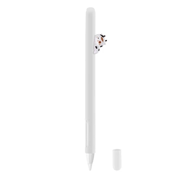 Cute Kačių Silikono Apsaugos Atveju Maišelis Bžūp Turėtojas Plunksnų Dangtelis Apple Pieštuku 2 Q81E
