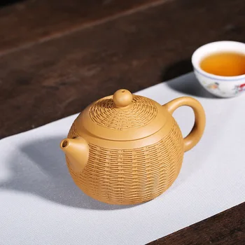 Didelė talpa 320ml Yixing arbatos puodą raudonos molio Xishi arbatinukas Autentiškas Rankų darbo Teaware Kinijos oolong arbata virdulys dovanos