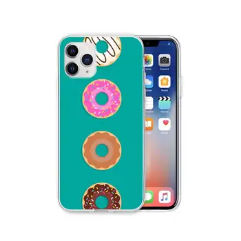 Dunkin Donuts Skaidraus mobiliojo Telefono dėklas Skirtas IPhone 12 11 Pro Max Xs X Xr 7 8 6 6s Plius 5 5s Se 2020 Aišku, Padengti