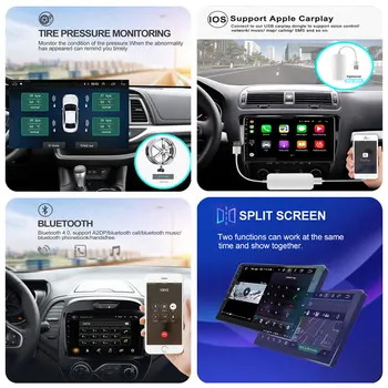 EKIY Android 9.0 Automobilio Radijo Auto Multimedia Dėl Citroen C4 2013 m. m. m. 2016 Stereo GPS Navigacija, Vaizdo MP5 Grotuvas Bluetooth