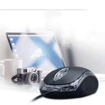 Ergonomiškas Mini Laidines Pelės Aukštos Kokybės USB, RGB Šviesos Office Home Nešiojamasis Kompiuteris Optinis Varantys Žaidimų Pelės PC/Laptop Naujas