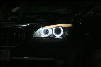 FSYLX Canbus 40W Automobilio LED marker Angel Eyes BMW LED angel eyes halo žiedai BMW E90 E91 Pre-IGS su Ksenoniniai Žibintai