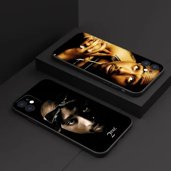 GX4 2Pac Tupac Shakur Silikono Soft Case for iPhone 12 Mini Pro 11 XS Max XR X 8 7 6 6S Plius 5 5S SE 2020 m.