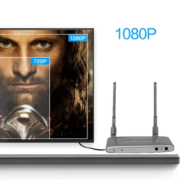 HD 1080P 50M USB KVM HDMI Belaidžio Extender 2.4 G 5G WiFi Bevielio Ryšio Gali Eiti Per Sieną, IR TX RX Siųstuvas