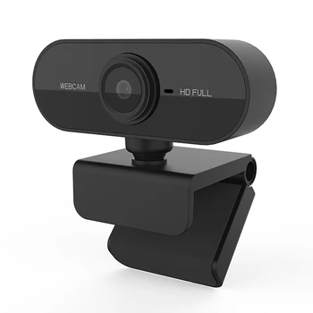 HD 1080P Kamera Mini Kompiuteris PC WebCamera su USB Kištukas Pasukti Kameros Live Transliacijos Vaizdo skambučius Konferencijos Darbą