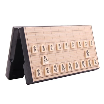 Japonija Šogi Magnetinio Sulankstomas Japonijos Šachmatai stalo Žaidimas Žvalgybos Žaislas 25×25×2cm