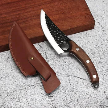 Japonijos ranka-kaltiniai aukštos kietumas iškaulinėjimas peilis namų virtuvės peilis universalus peilis mėsininkas iškaulinėjimas peilis, pjaustymo peilis