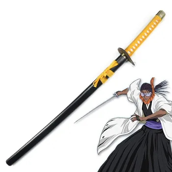 [Juokingi] 100cm Cosplay, Anime Bleach ginklas Tousen Kaname medinis Kardas Katana modelis Kostiumas šalis Anime rodo Japonijos samurajų kardu