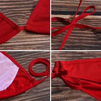 Kietas Seksualus Bikini Moterų maudymosi kostiumėlį 2021 Push Up maudymosi Kostiumėliai, Dviejų dalių Bikini Komplektas Bather Maudymosi Kostiumą Plaukti Kostiumas Moterų Paplūdimio Drabužiai