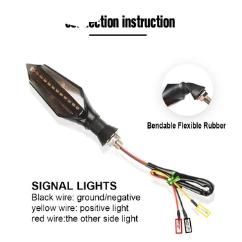 LED Posūkio Signalai, Šviesos Flasher galinių žibintų Indikatorius Apšvietimas Honda CB400 CB500F CB500X CB600F CB750 CB1100 CBF1000ST CB1000
