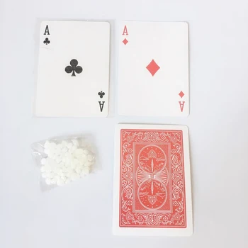 Magija Žaisti Pokerio Kortų Žaidimas Vaikams Denio Nyksta Plūduriuojantis Arti Gatvės Etape Apgauti Magija Vaikų Žaislas Įrankiai