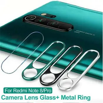 Metalo Žiedas Xiaomi Redmi Pastaba 8 Kameros Objektyvo Filmas Pastaba 8T/8pro Screen Protector Ne Grūdintas Stiklas