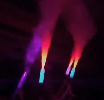 Naktinis klubas Anglies Dioksido Dujų Kolonėlės Ginklą Juosta RGB Šalies Led DJ Etape Co2 purškimo Mašina Poveikis Fogger Dūmų Gun Šaudyti Atstumas 6-8M Y