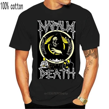 Napalm Death Gyventi Korupcija Juoda Grafito Navy Marškinėliai Visų Dydžių S - 3Xl Streetwear Atsitiktinis Marškinėliai