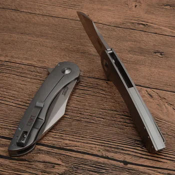 Naujas Atvykimo 6130 lankstymo kišenėje lauko kempingas medžioklės peilis 8cr13 ašmenys plieno rankena Naudingumas Taktinis Išgyvenimo peiliai EDC įrankis