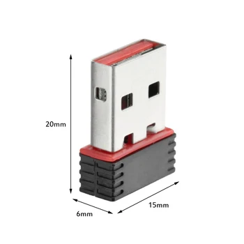 Naujas USB Mini Belaidė Smulkaus Tinklo plokštė 150Mbps Kompiuterio Wifi priėmimo Ir Perdavimo Adapteris, 802.11 B G N Lan Tinklo Karšto