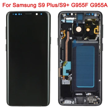Originalus S9 Plus Ekranas Samsung Galaxy S9+ LCD Su Rėmu 6.2