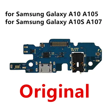 Originalus USB A10s A107F Įkrovimo Dokas Uosto Samsung Galaxy A10 A105 A105F A105FN Mažas plokštę PCB Pakeitimo Flex Kabelis
