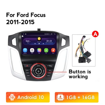 OSSURET Automobilių Android GPS Navigacijos, Grotuvo Ford Focus Mk 3 3 2011 2012 2013 Auto Multimedia, Radijo, Vaizdo 4G-WIFI