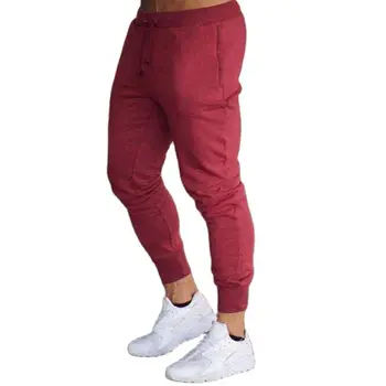 Pantalones de chándal de marca para hombre, para gimnasio, primavera y otoño, novedad de 2020 m.