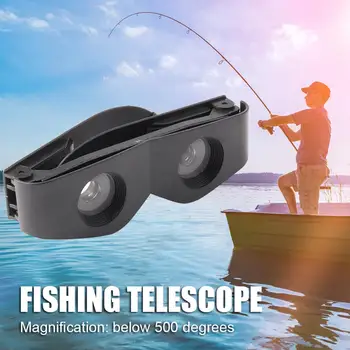 Patvarus Teleskopas Multi-funkcija Nešiojamų Žvejybos didinamasis stiklas Žiūronai Akiniai ABS Rėmo Teleskopas Stiklines Lauko