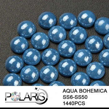 Polaris AAAAA Aqua Bohemica Pataisų Cirkonio Keramikos Pearl ss10/ss16/ss20/ss30 Cirkonio Geležies-dėl Drabužių Priedų