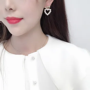Prabangus apdailos Moterų papuošalai korėjos stiliaus mielas auskarai 