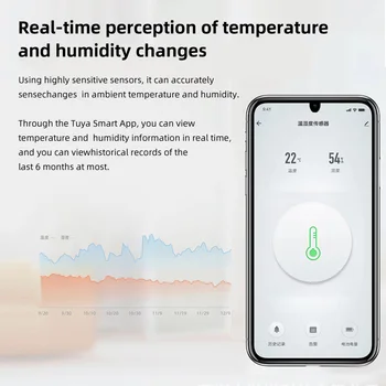 Protingo Namo Produktų Belaidžio Temperatūros Ir Drėgmės Jutiklis Valdytojas Veikia Su Smart Zigbee Vartai Ir Alexa, Google Namuose