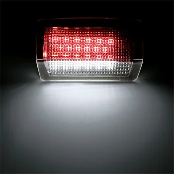 QCDIN 2VNT LED Mandagumo Žibintai, Automobilių Durų Dekoratyvinės Šviesos Mercedes Benz E Klase W212 W213 A B C E M GL Klasė EQC 6000K Balta