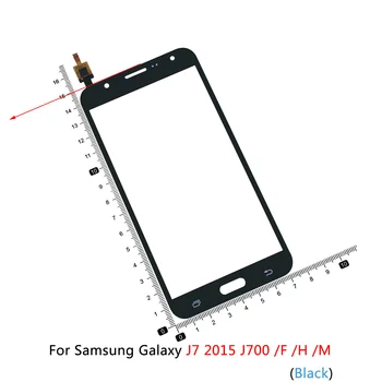 Samsung Galaxy J5 J500 2016 J510 J5108 J7 J700 F H M Jutiklinis Ekranas Skaitmeninis Keitiklis Išorinės Priekinio Stiklo Objektyvas Skydelis