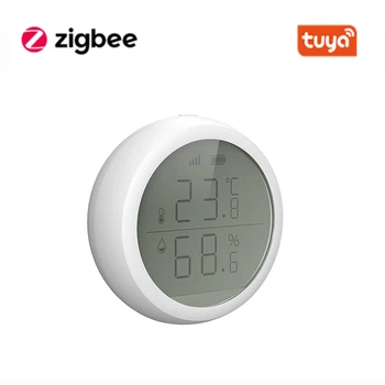SEK 2020 Tuya ZigBee Smart Home Temperatūros Ir Drėgmės Jutiklių Su LED Ekranas, Veikia Su Namų Asistentas Ir Tuya Zigbee Hub