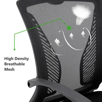 Sigtua Juoda Ergonomiška Reguliuojamo Aukščio Kompiuterio Kėdės, biuro kėdė, stalai Kėdės Vykdomosios Kėdė, Pasukama Biuro Kėdė Kėdė VNT