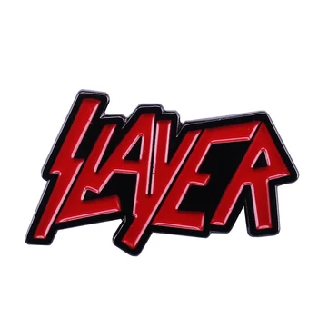 Slayer Iconic Raudonas Logotipas Sagė Garsaus Rapids Metalo Juosta!