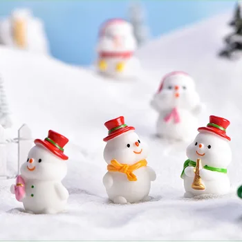 Sniego Micro Kraštovaizdžio Papuošalai Kalėdų Dekoracija Namuose Vaikai Kambario Dekoro Sniego Santa Jūrų Liūtas Kalėdų Dekoracijas 2021