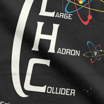 Su Lhc vyriški Marškinėliai Kvantinė Mechanika Fizikos Mokslo Fizinio Geek, Vėpla Nuostabi Tee Marškinėliai Apvalios Kaklo T-Shirt Grafikos Drabužiai