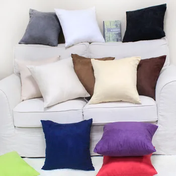 Suede audinio sofos pagalvėlė padengti 30x50/40x40/45x45/40x60/50x50/55x55/60x60cm dydis dekoratyvinis mesti pagalvę padengti atveju