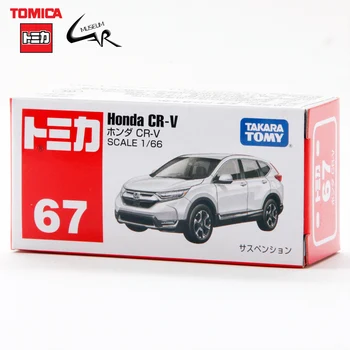TAKATA TOMY TOMICA Diecast Lydinio Automobilių Tomica Žaislinės Transporto priemonės 67 HONDA CR-V VISUREIGIS Modelio Kolekcionuojamų