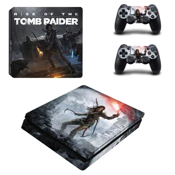 Tomb Raider PS4 Plonas Lipdukas Apsaugines Odos Dangtelio Lipdukas, skirtas PS4 Slim Konsolės & Valdytojas Vinilo Lipdukai
