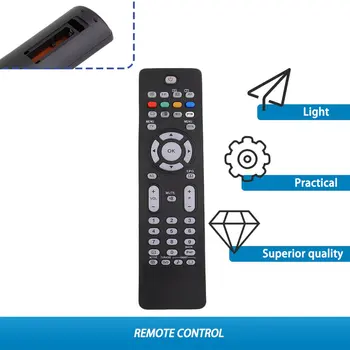 Universalus RC2034301/01 Televizorių Nuotolinio Valdymo Pakeitimo LED TV Nuotolinio Valdymo pultu TV RC PHILIPS 32PFL5522D