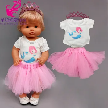 Už 40cm Nenuco bebe lėlės suknelė Ropa y su Hermanita 16 colių kūdikių lėlės drabužiai vaikams mergaitė metu