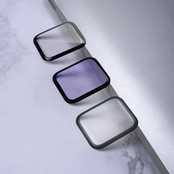 Už iWatch Grūdintas Stiklas Apple Žiūrėti 38mm 42mm 40mm 44mm Series 5 4 3D Visiškai Padengti Matiniu Matinio Stabdžių Blue Screen Protector