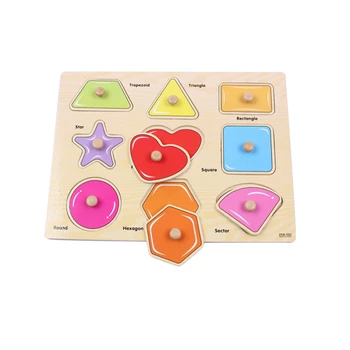 Vaikų Medinė Dėlionė Montessori Ugdymo Formos Pažinimo Ranka Sugriebti Žaislas Valdybos Kūdikių Dovanų Laišką Matematikos