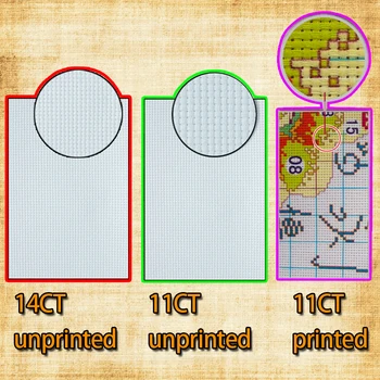 Velykų kiaušinių Helovinas pilis tapybos skaičiuojami spausdinimo ant drobės DMC 14CT 11CT Kinijos Kryželiu Siuvinėti Rinkiniais, Siuvinėjimo rinkiniai