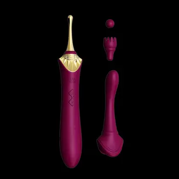 ZALO BESS G-taško Vibratorius Prabangus Minkštas Silikoninis Klitorio Stimuliacija Usb Dvigubo Variklio Retro Massager Suaugusiųjų Sekso Žaislai Moterims